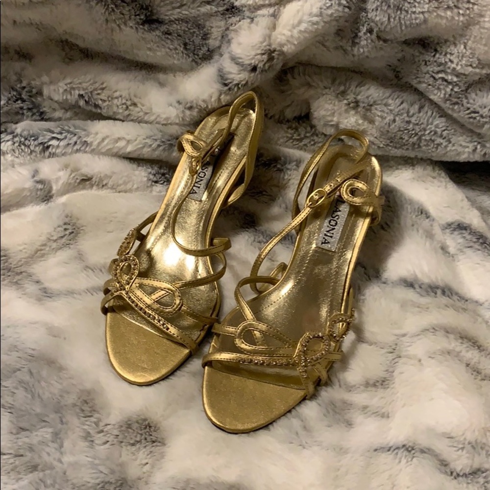 Gold heels